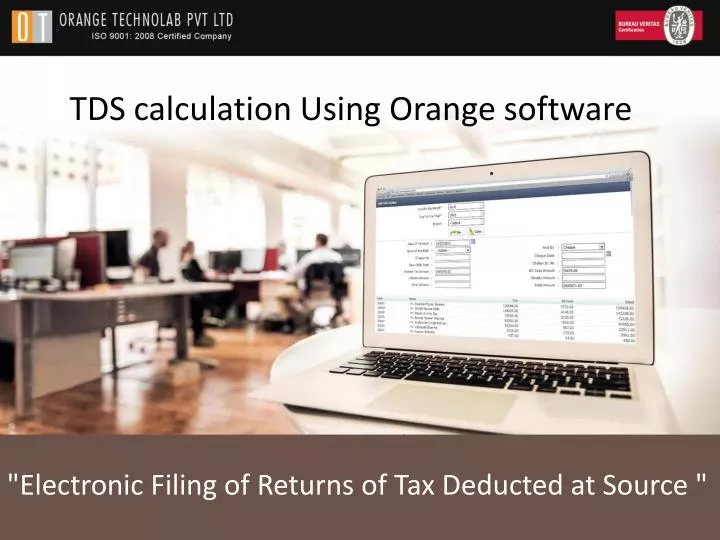 tds calculation using orange software