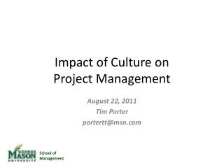 Impact of Culture on Project Management