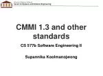 CMMI 1.3 and other standards - slide 1