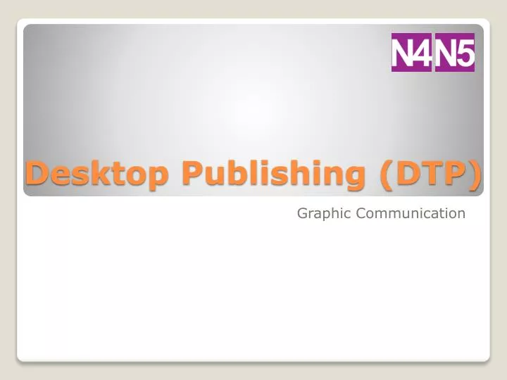 desktop publishing dtp