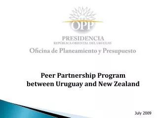 Peer Partnership Program between Uruguay and New Zealand