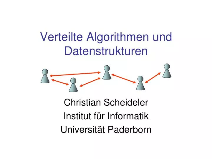 verteilte algorithmen und datenstrukturen