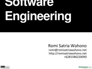 software engineering