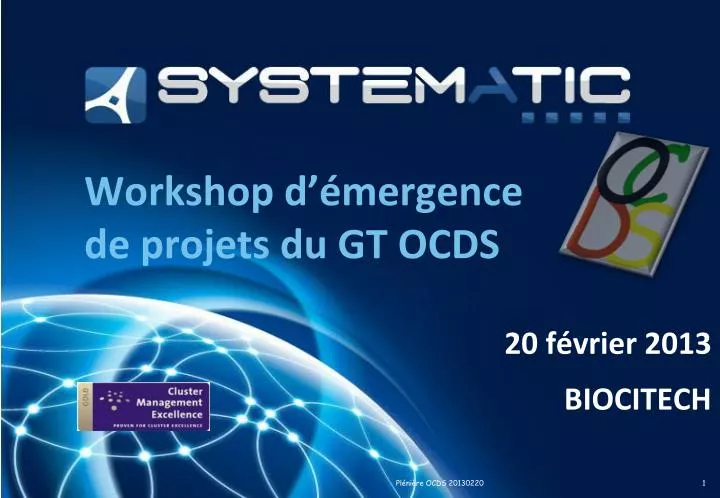 workshop d mergence de projets du gt ocds