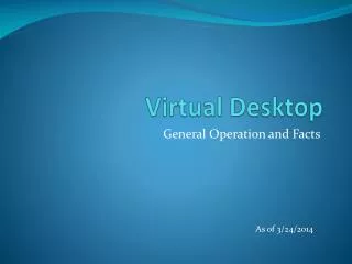 Virtual Desktop