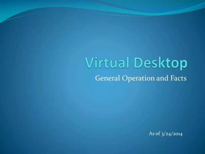 virtual desktop