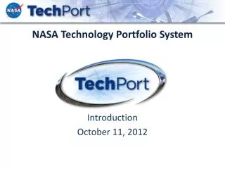 NASA Technology Portfolio System