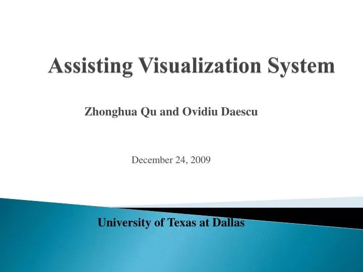 assisting visualization system