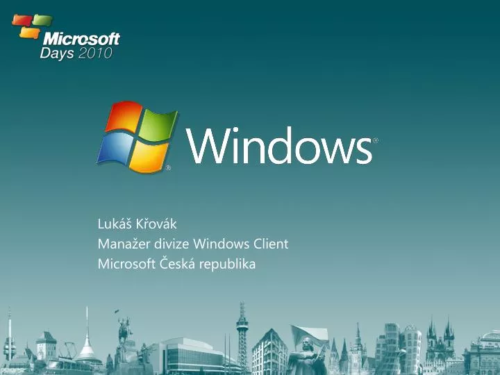 luk k ov k mana er divize windows client microsoft esk republika