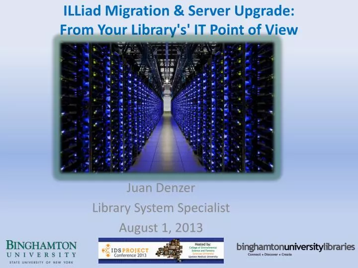 illiad migration server upgrade from your library s it point of view