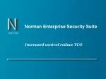 Norman Enterprise Security Suite - slide 1