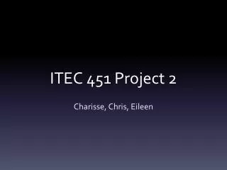 ITEC 451 Project 2