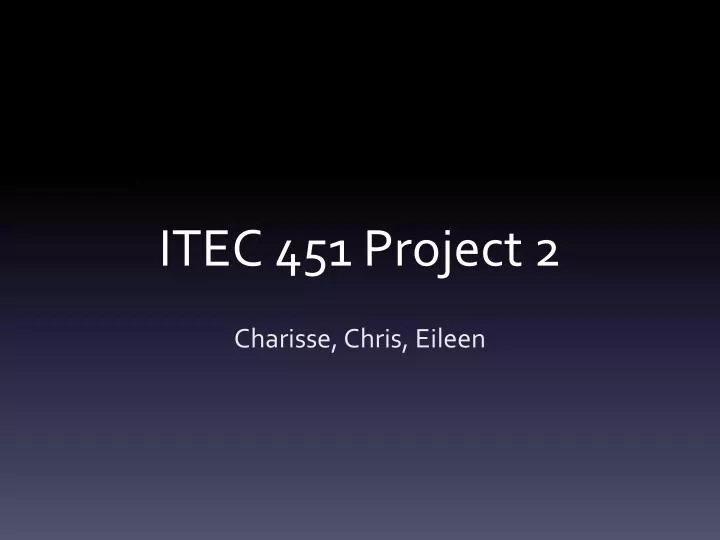 itec 451 project 2