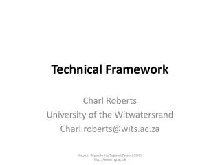 Technical Framework