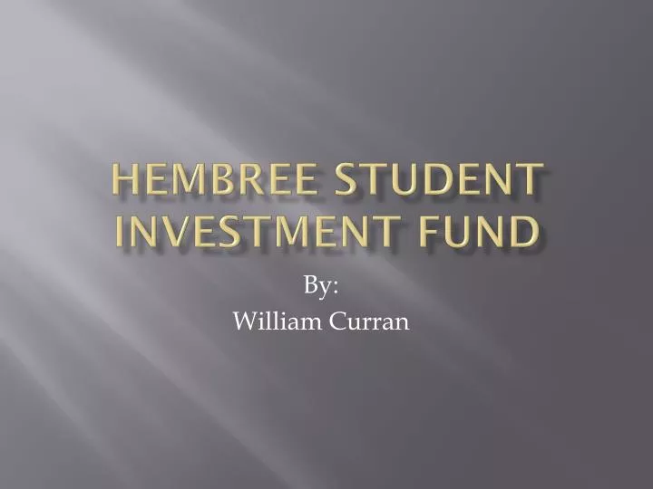 hembree student investment fund