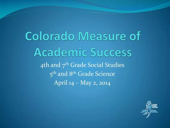 colorado measure of academic success
