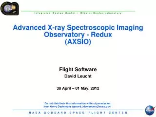 Advanced X-ray Spectroscopic Imaging Observatory - Redux (AXSIO)