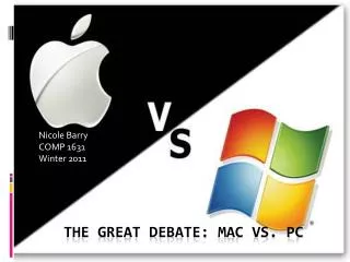 The great debate: mac vs. pc