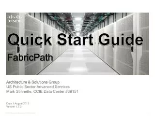 Quick Start Guide FabricPath
