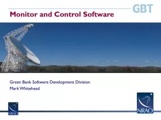 Monitor and Control Software