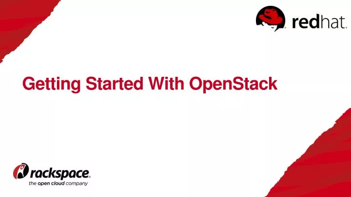 getting started with openstack
