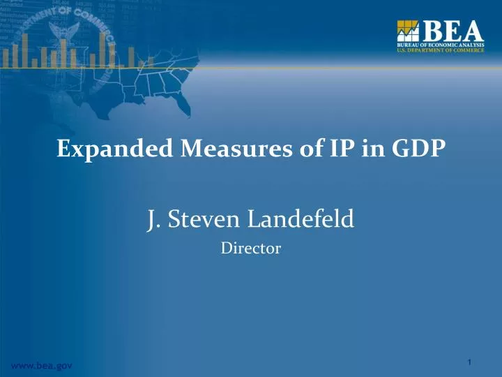 expanded measures of ip in gdp