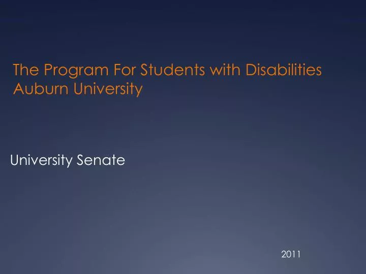 the program for students with disabilities auburn university