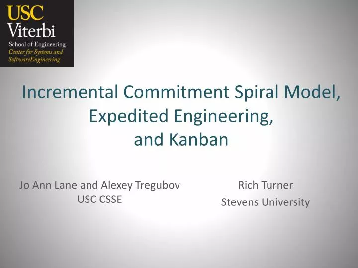 incremental commitment spiral model expedited engineering and kanban