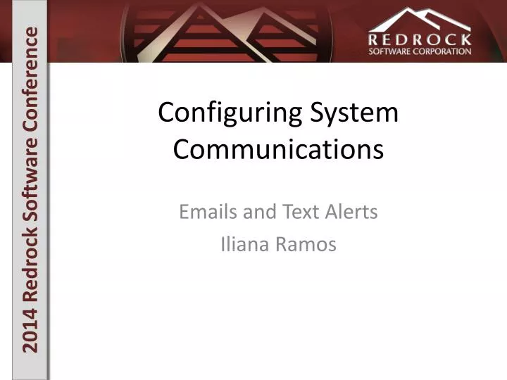 configuring system communications