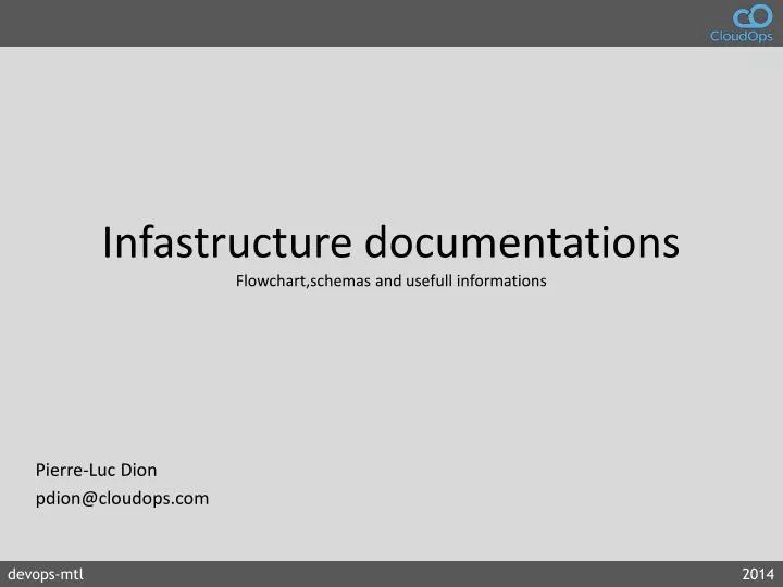 infastructure documentations flowchart schemas and usefull informations