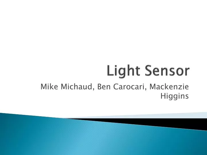 light sensor
