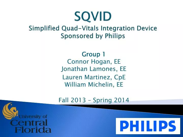 sqvid simplified quad vitals integration device sponsored by philips