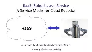RaaS : Robotics as a Service