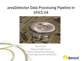 a reaDetector Data Processing Pipeline In EPICS V4