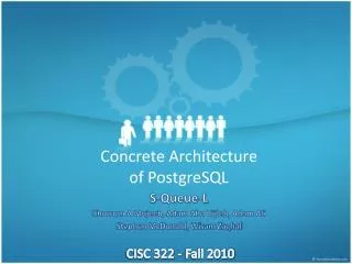 Concrete Architecture of PostgreSQL