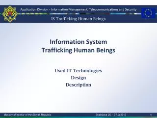 Information System Trafficking Human Beings