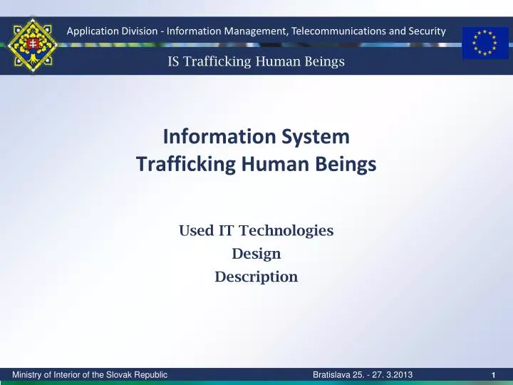 information system trafficking human beings