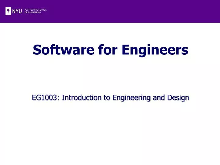 software for engineers