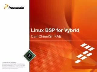 Linux BSP for Vybrid