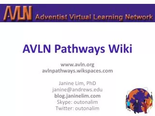 AVLN Pathways Wiki