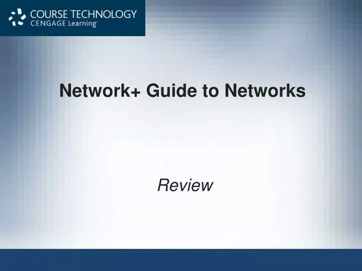 network guide to networks