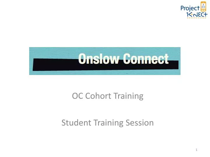 oc cohort training student training session