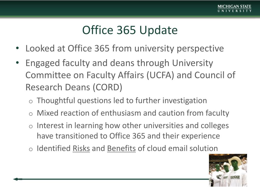 PPT Office 365 Update PowerPoint Presentation, free download ID1575678