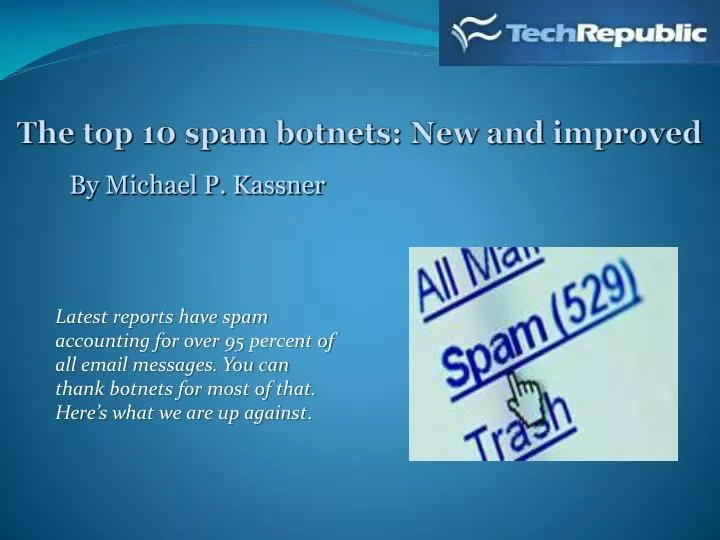 the top 10 spam botnets new and improved