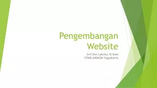 pengembangan website