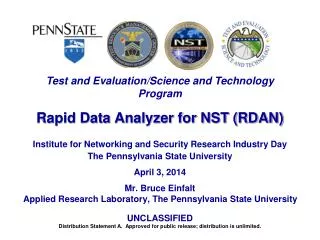 Rapid Data Analyzer for NST (RDAN)