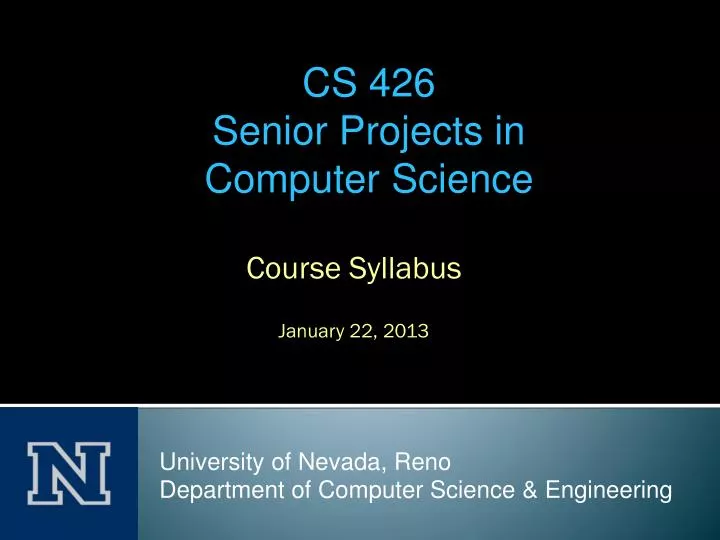 course syllabus january 22 2013