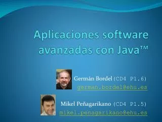aplicaciones software avanzadas con java