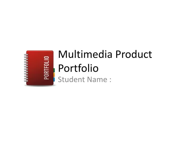 multimedia product portfolio