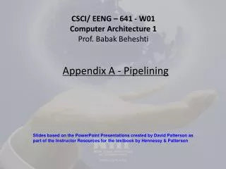Appendix A - Pipelining